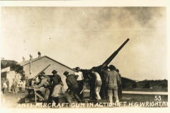 Anti-Aircraft Gun in Action Fort H. G. Wright NY