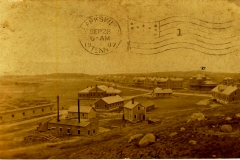 Birds Eye View Fort terry Postmarked on back Fort Terry NY Sep 26 1907
