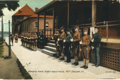 Changing Guard Front of Guard House Fort Slocum NY