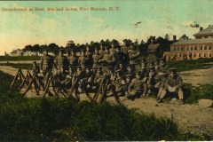 Detachment at Rest Stacked Arms Fort Slocum NY