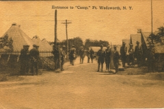 Entrance to camp Fort Wadsworth NY