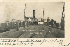 General Greene at the Dock Fort Terry NY