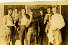 Guy Bennett Boyd on far leftphoto likely taken at Fort Terry NY 9-5-15
