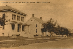 Headquarters and Officers Row Fort Wright Fishers Island NY