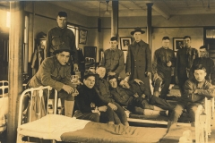 Inside Barracks photo likely taken at Fort Terry NY
