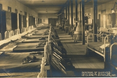 Interior of Barracks 18th Co. C.A.C. Fort Schuyler NY