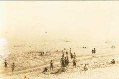 On The Beach stamped on back Spears and Fensty Fort Terry NY