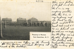 Passing in review Fort Hamilton NY