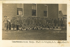 Quartermasters Corp Fort H. G. Wright NY Aug 30 1917