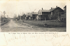 Rear view of Officers Row Fort Hamilton NY