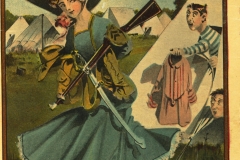 The Souvenir Girl postmarked Fort Slocum 1911