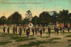 The band ready for Guard Mount Drill Fort Slocum NY