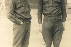 Written on back Fort Terry NY 3-31-15 Guy Bennett Boyd on left