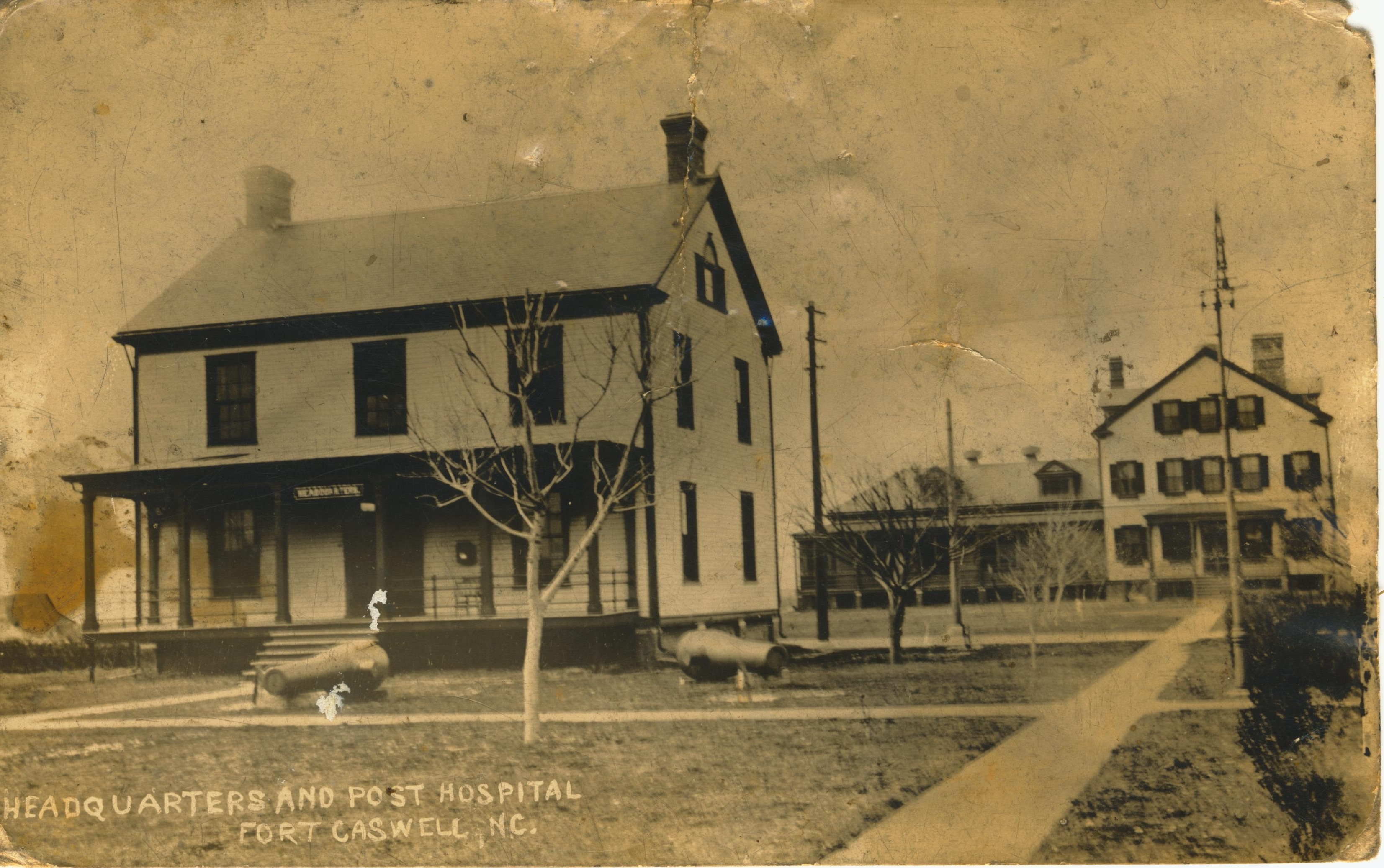 Headquartes and Post Hospital Fort Caswell NC