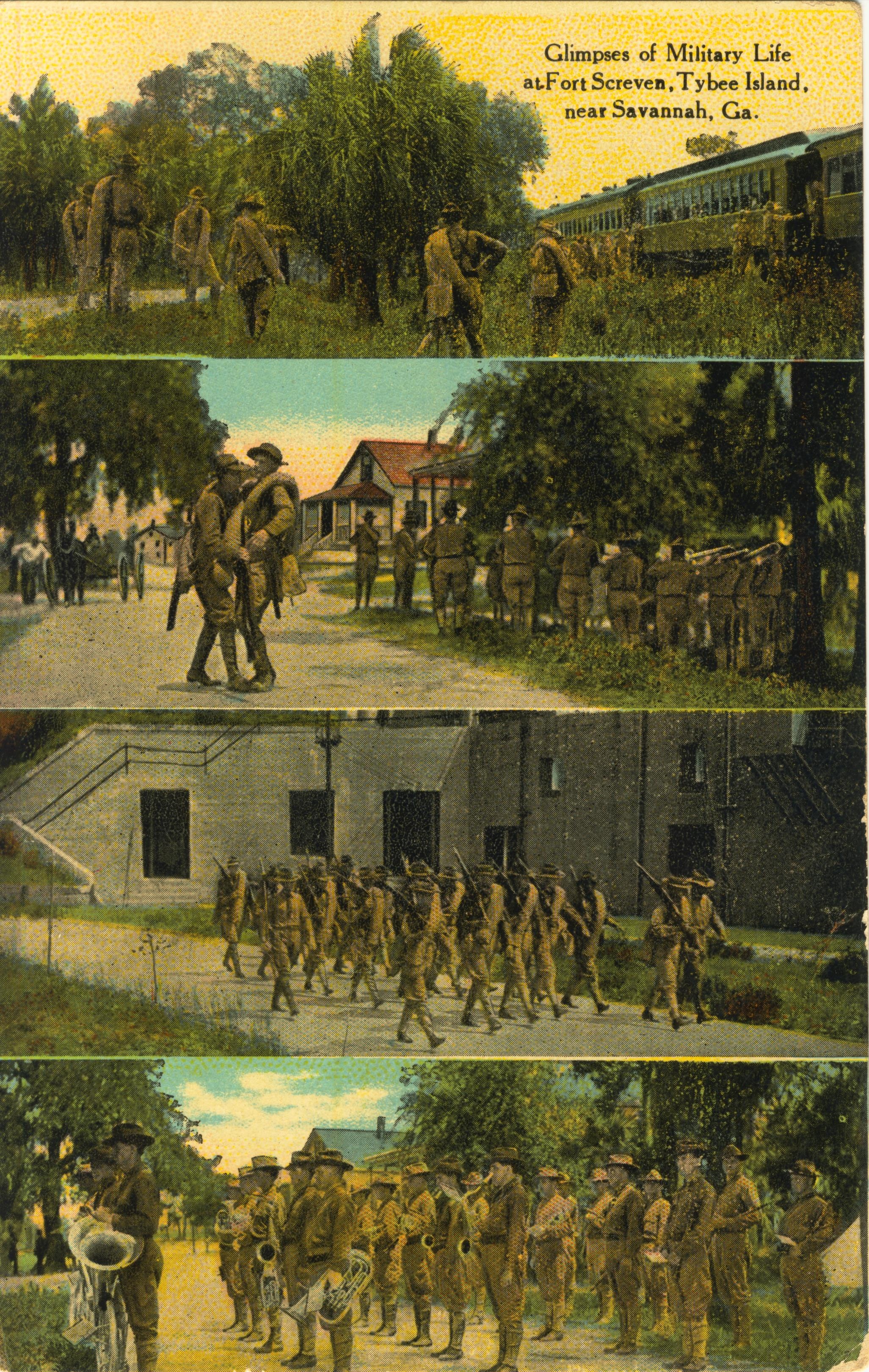 Military Life Fort Screven GA