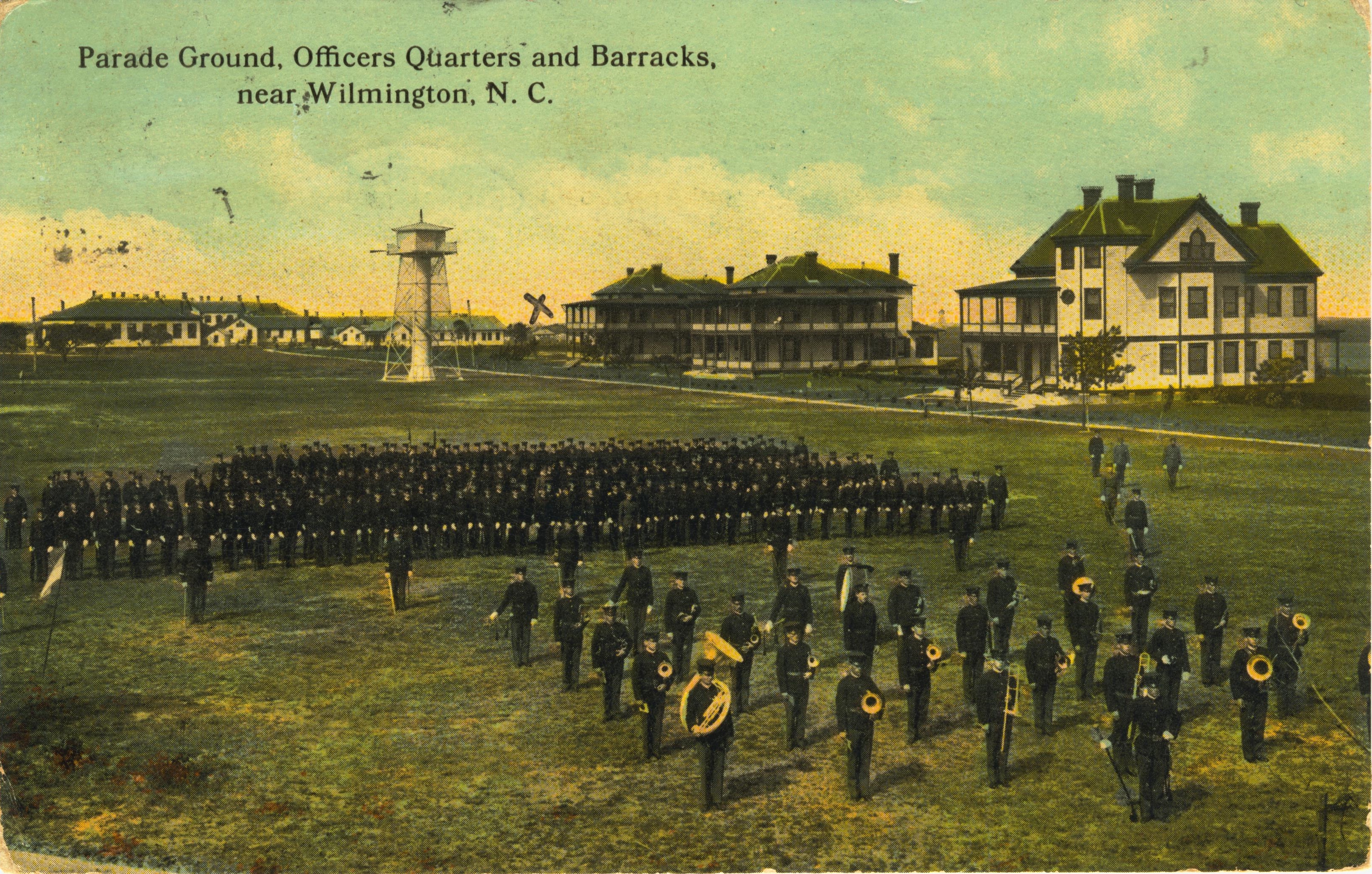 Parade Grounds Officers Quarters and Barracks near Wilmington NC