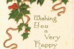 Chistmas card 144 Coast Artillery Corps Fort Moultrie SC