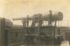 Disappearing Gun postmarked from Moultrieville SC