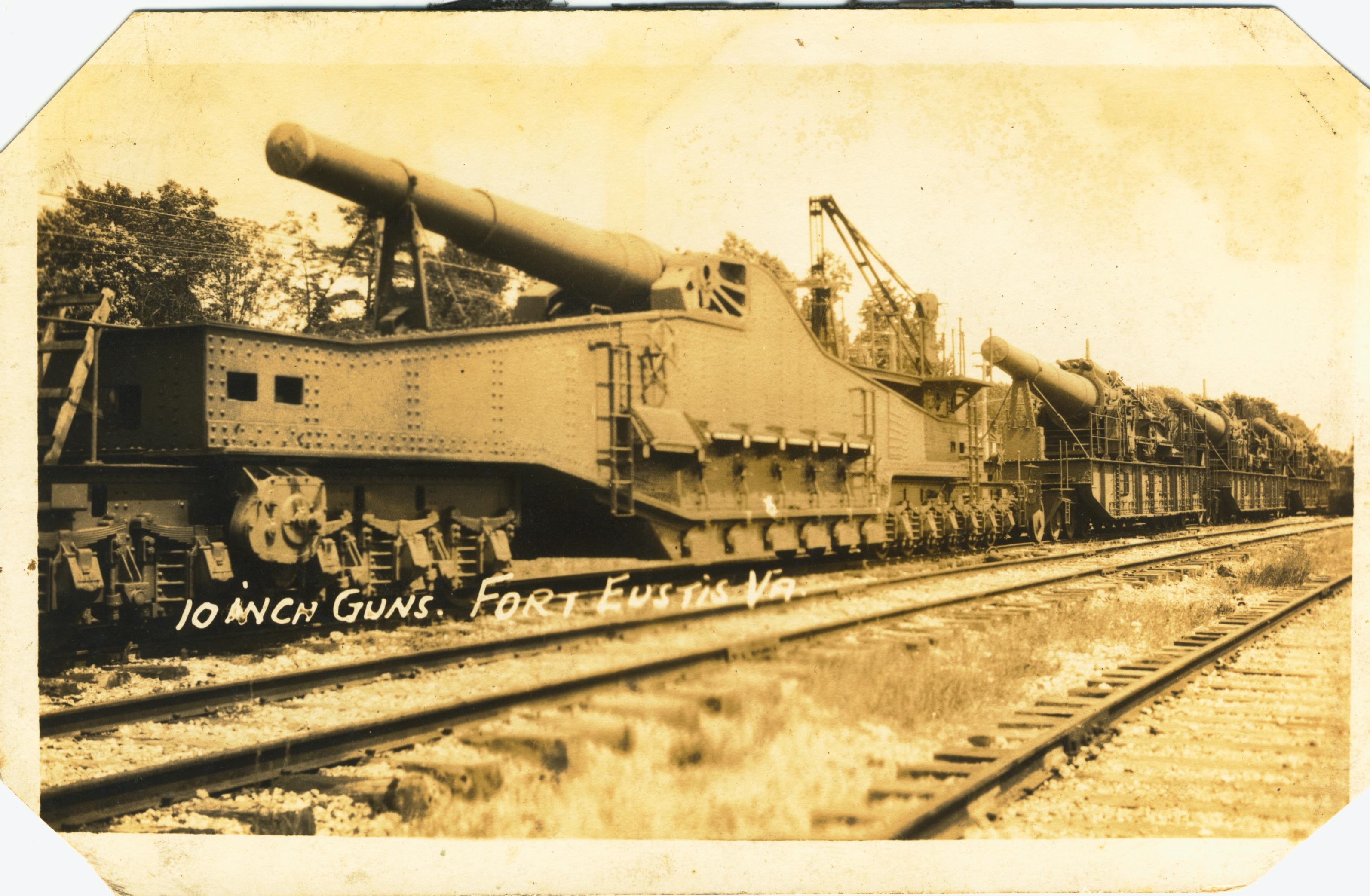 10 inch guns Fort Eustis VA