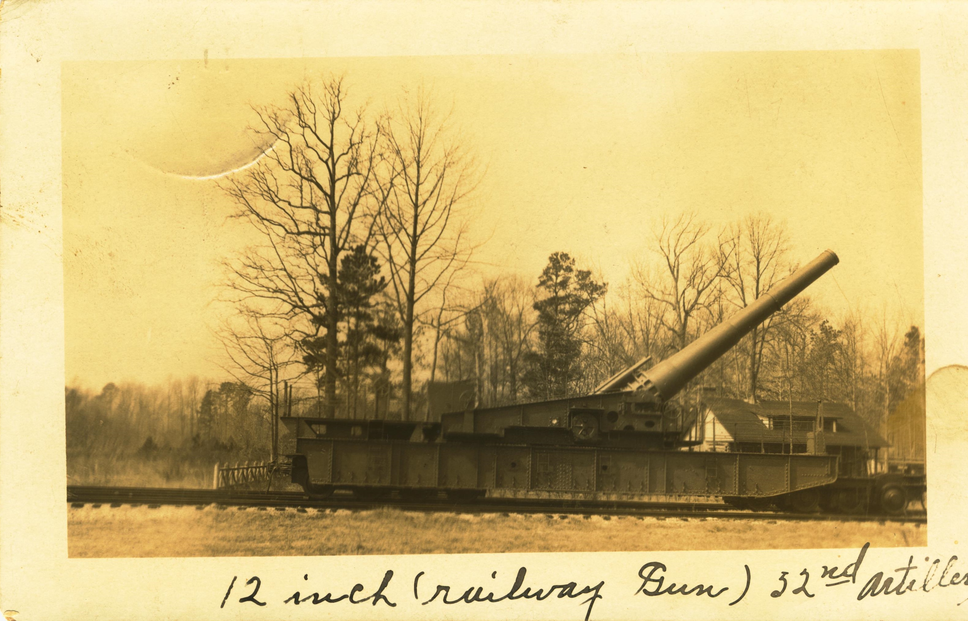 12 inch railway gun 52nd CAC Camp Eustis