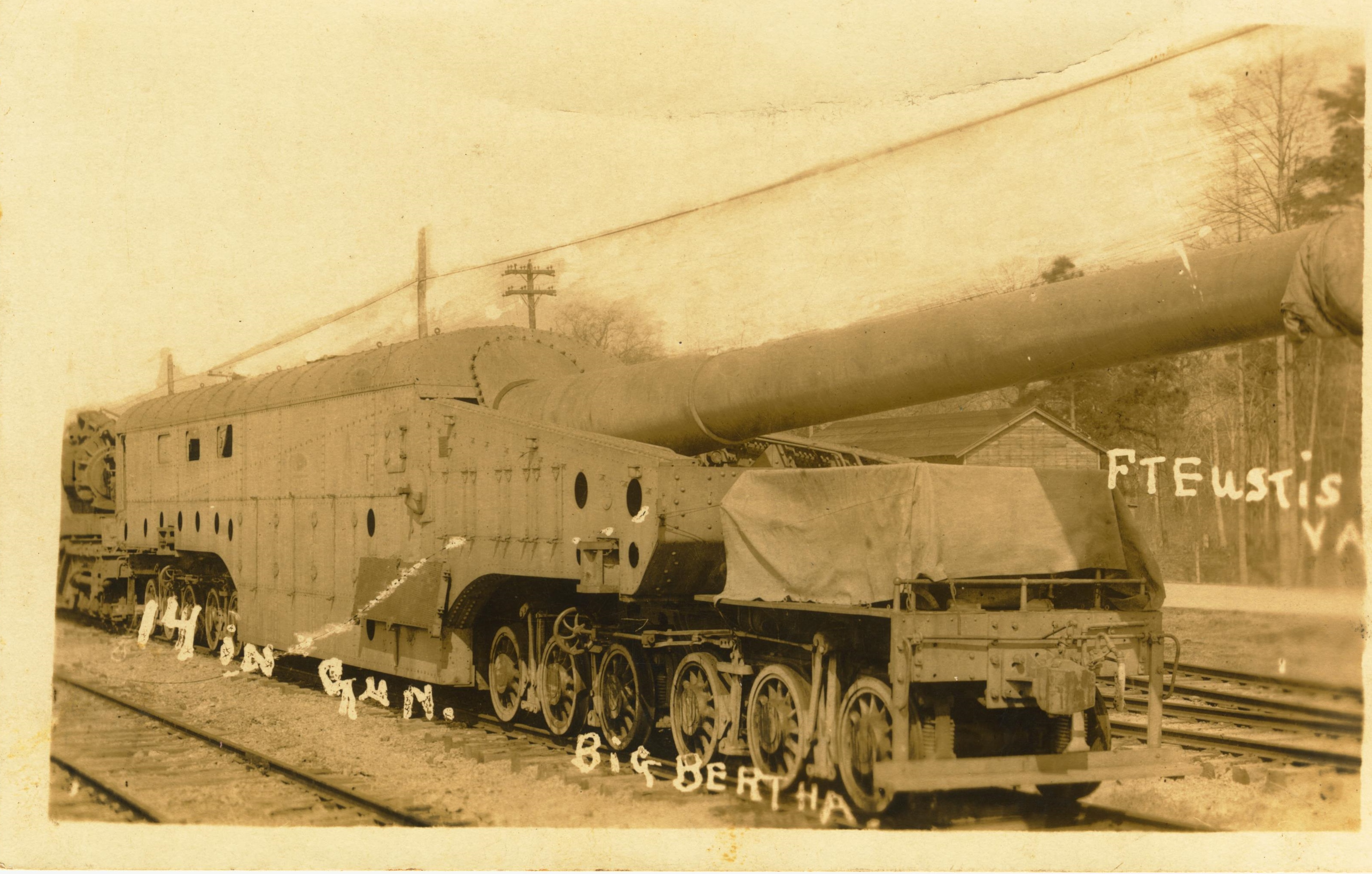 14 inch gun Ft Eustis VA