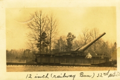 12 inch railway gun 52nd CAC Camp Eustis