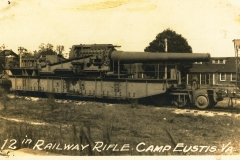 12 inch railway rifle Camp Eustis VA