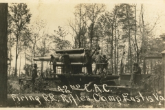 42nd C.A.C Camp Eustis 8 inch rifle