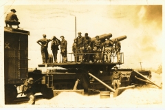8 inch R.R. gun 52nd CAC Battery F post marked Fort Monroe 1936