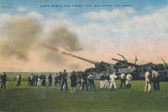 Large mobile gun Fort Mac Arthur CA