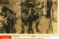 Loading 8 inch R.R. gun