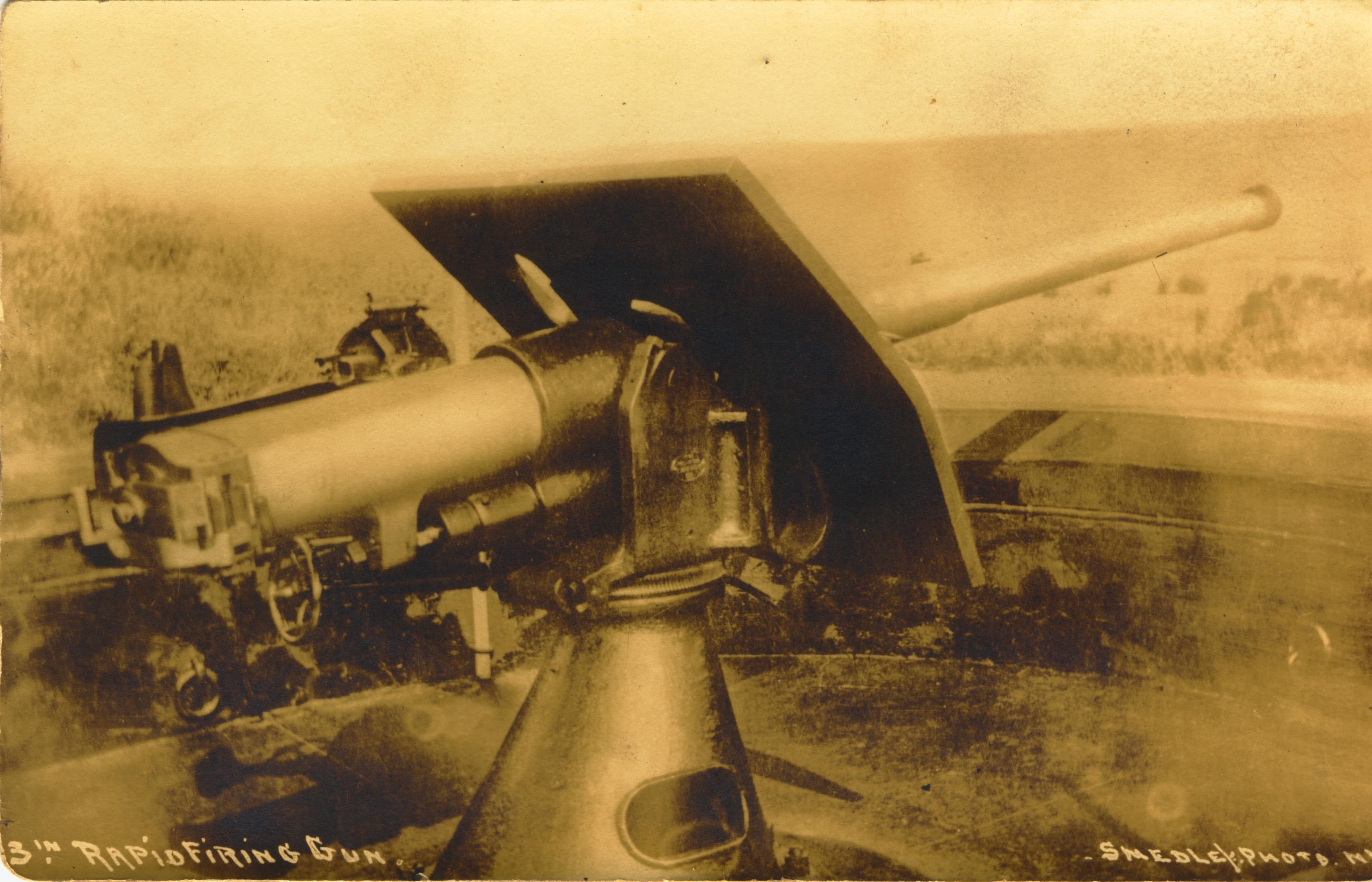 3 inch rapid firing gub Smedley Photo