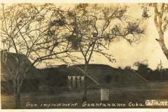 Gun enplacement Guantanamo Cuba Oct 10 1919