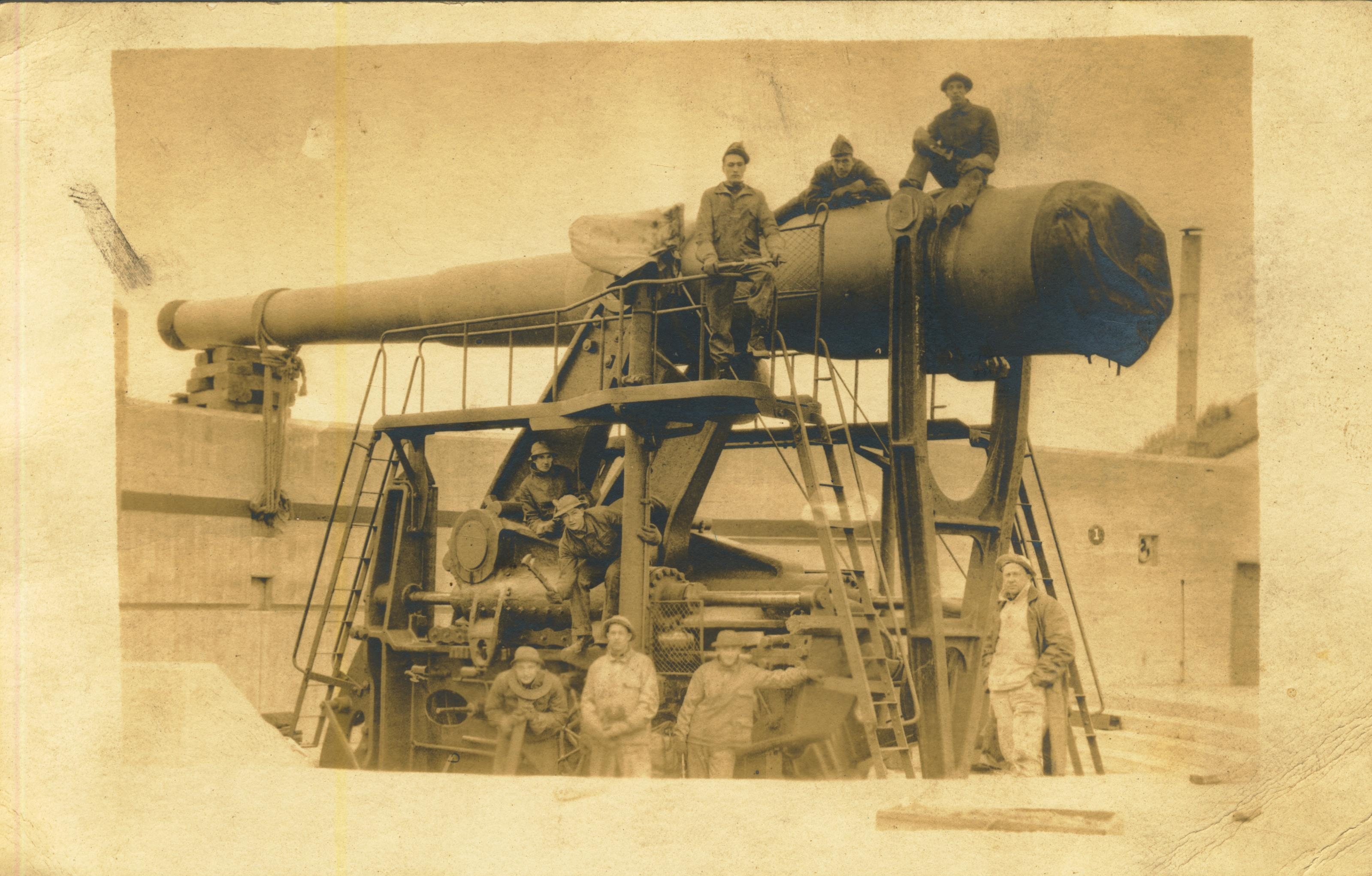 12 inch gun in battery Fort Adams RI