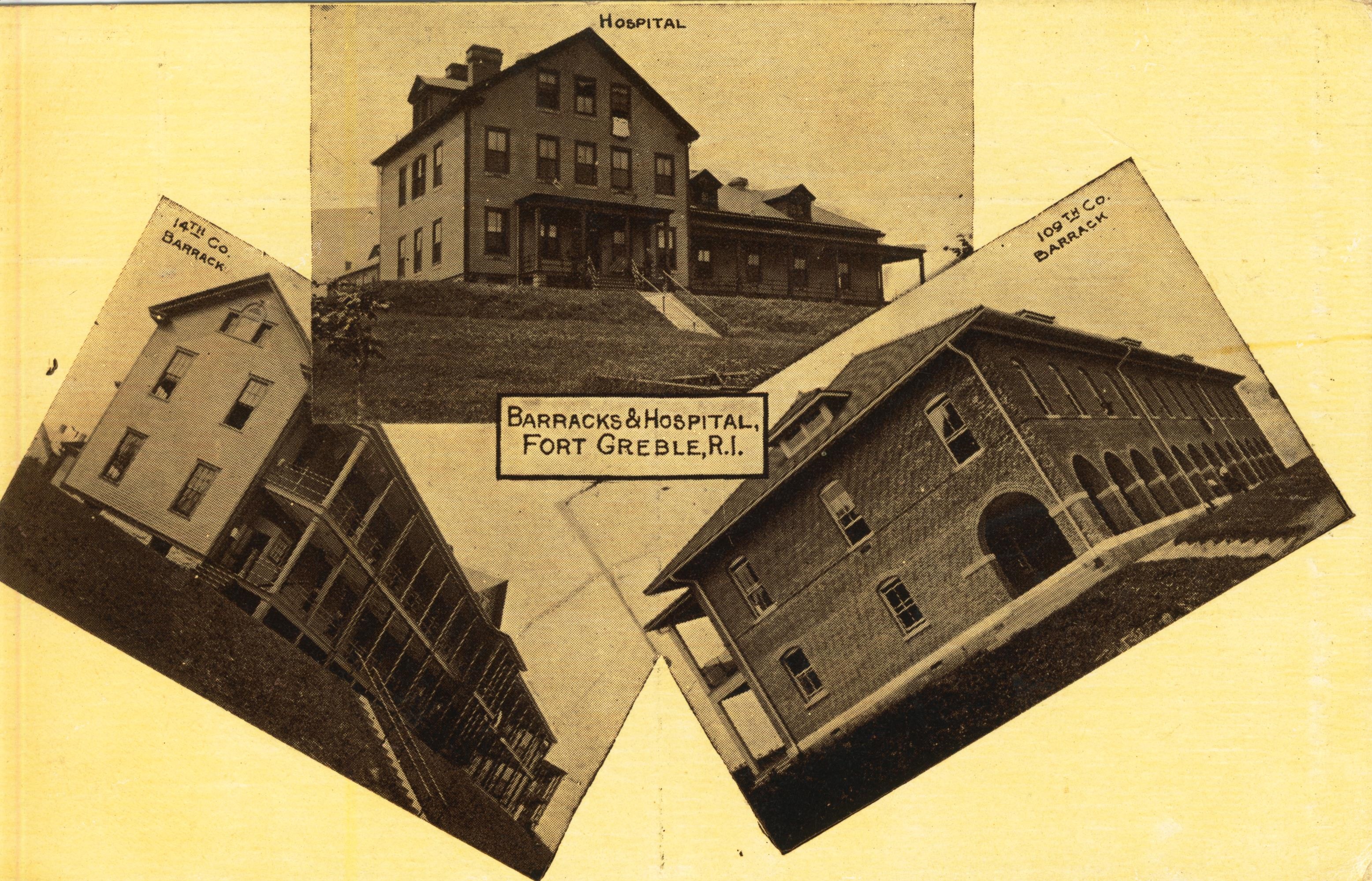Barracks and hospital Fort Greble RI