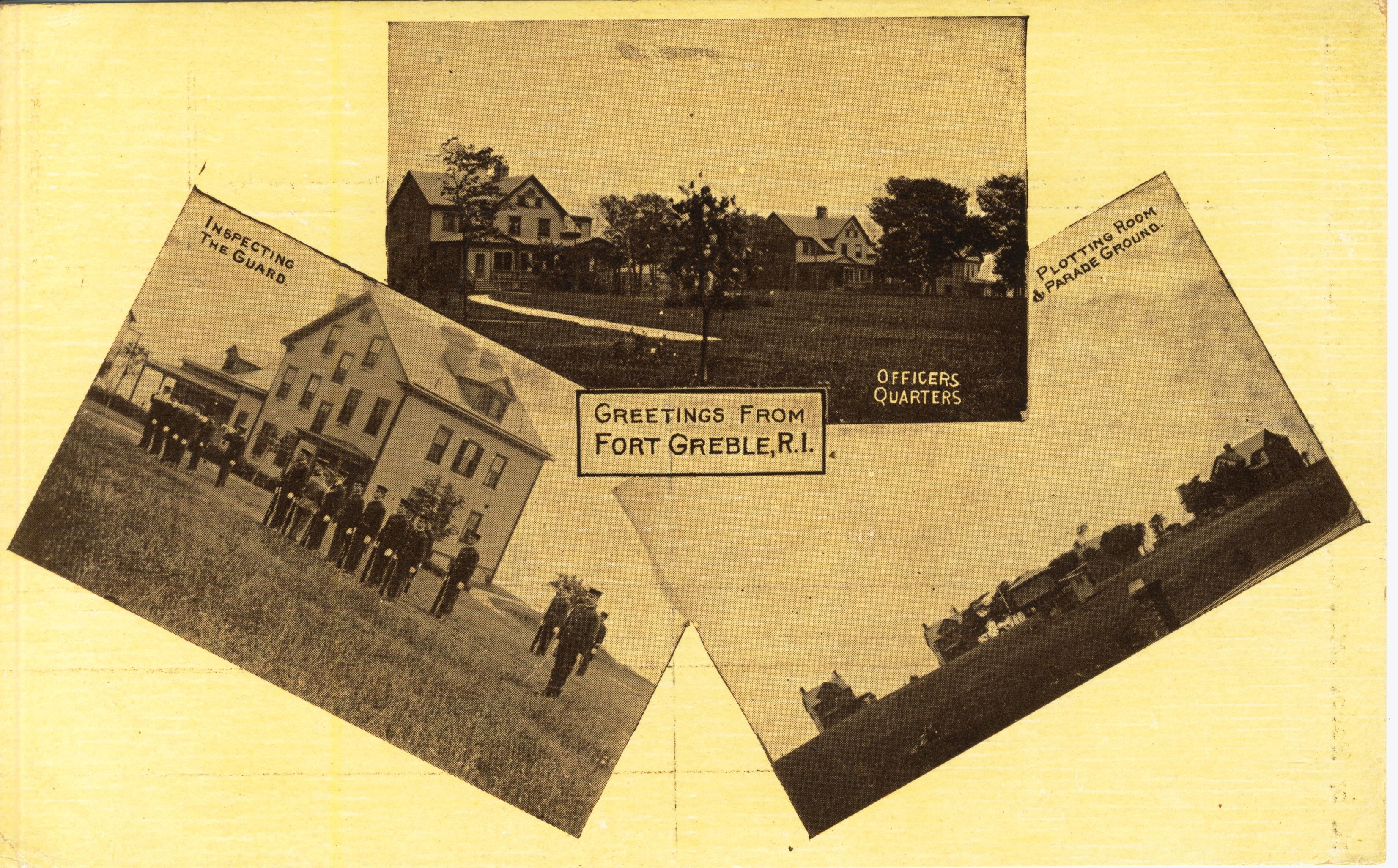 Greetings from Fort Greble RI