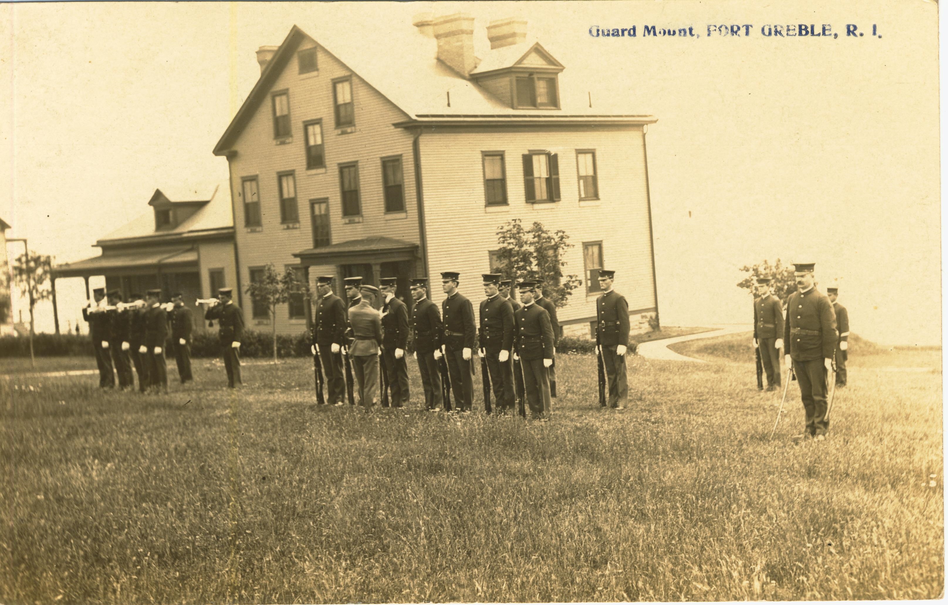 Guard Mount Fort Greble RI