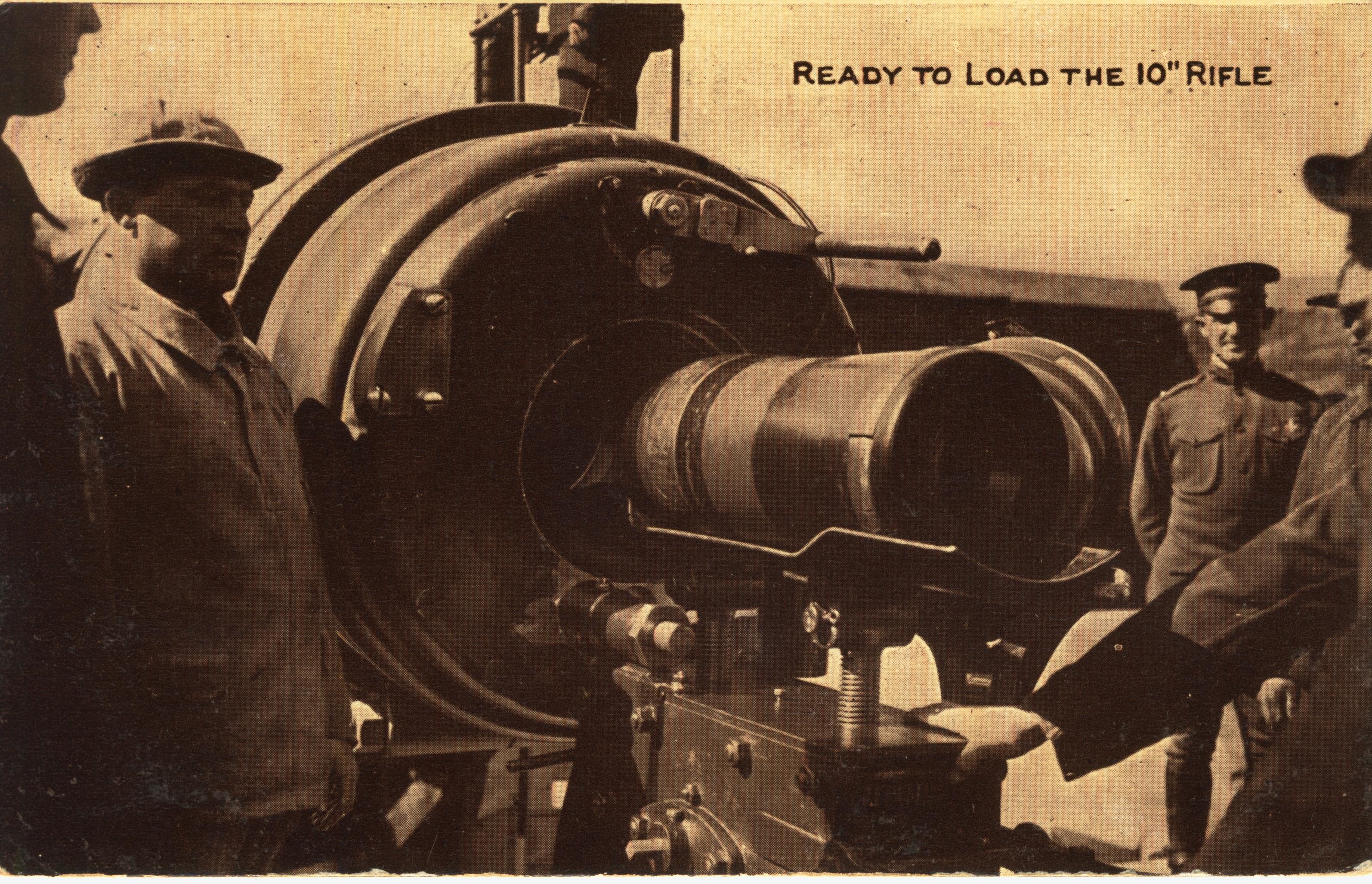 Ready to load 10 inch rifle pub by Wm. T. Dowd fort Greble RI