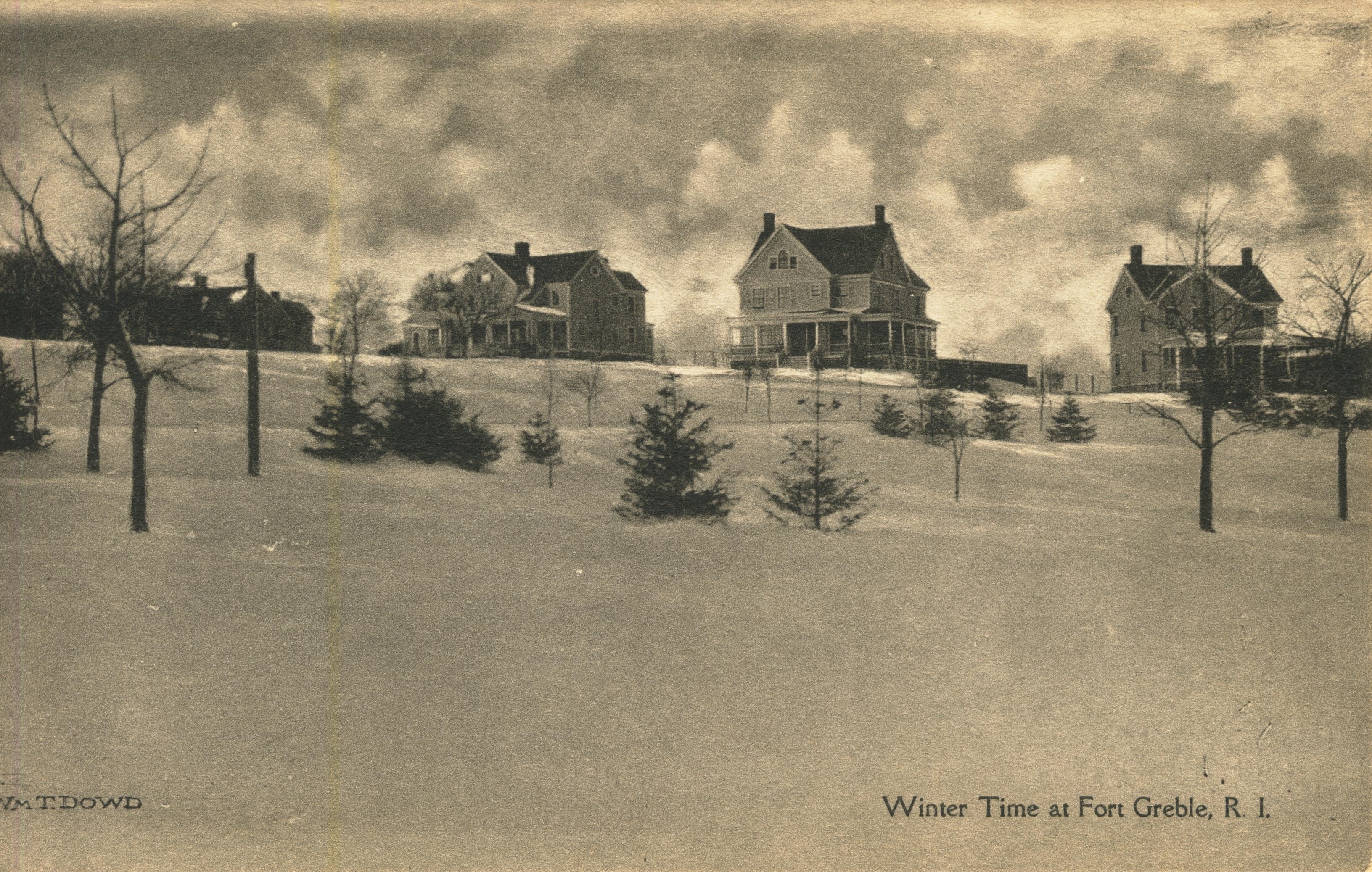 Winter Time at Fort Greble RI