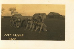 Football Squad Fort Greble 1913