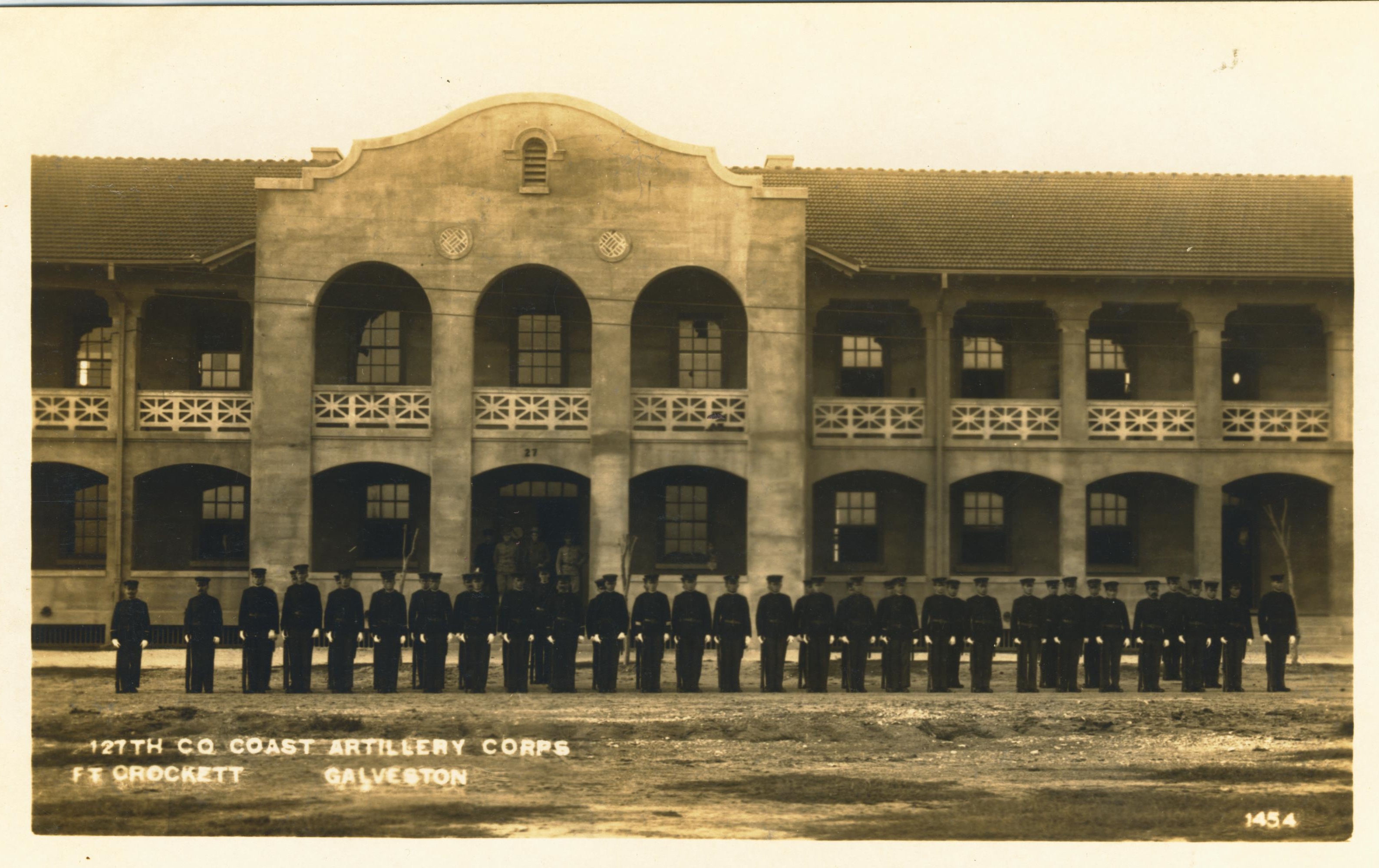127th Company Coast Artillery Corps Fort Crockett TX