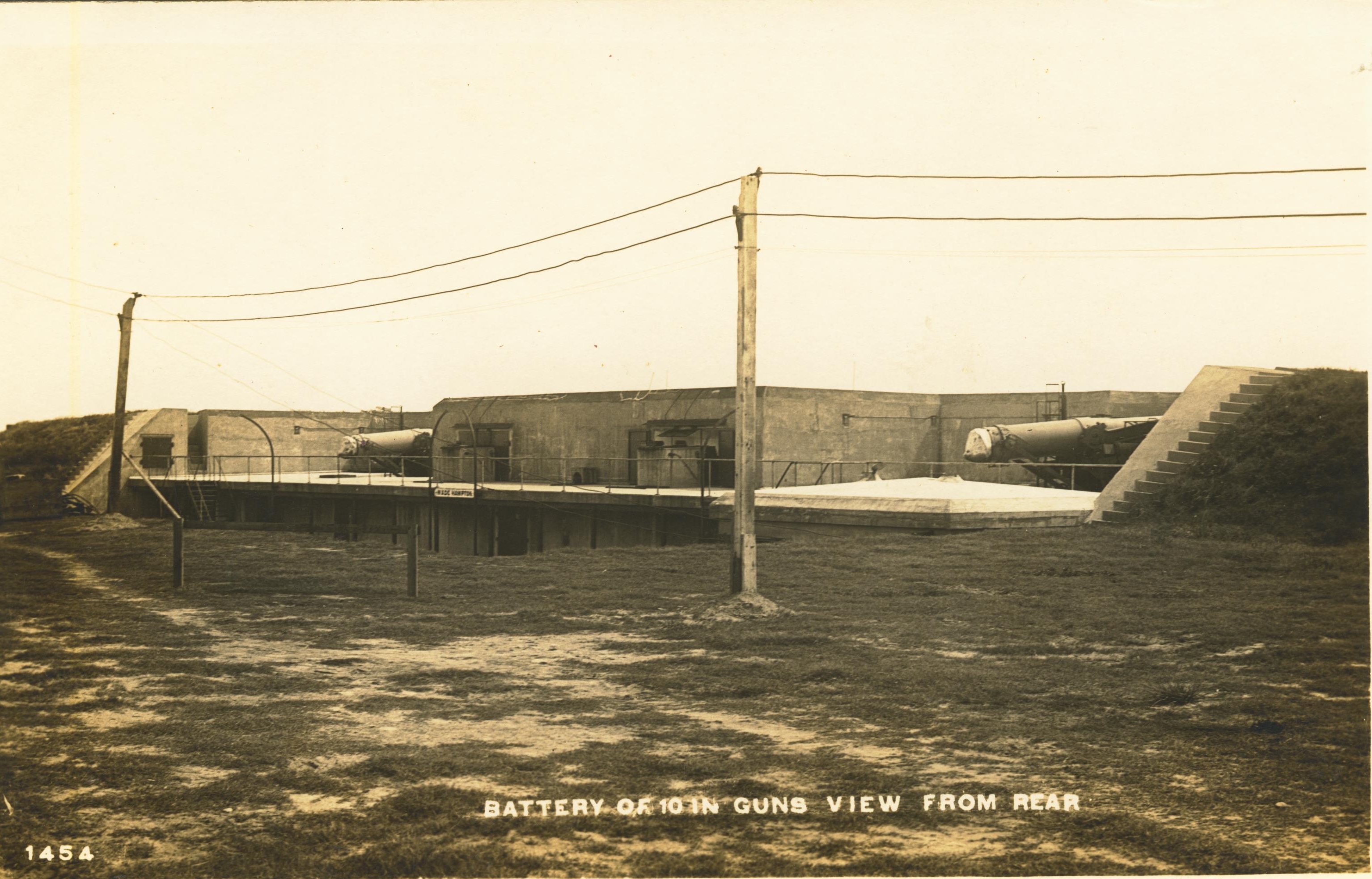 Battery Hampton 10 Inch Disappearing Guns Fort Crockett TX