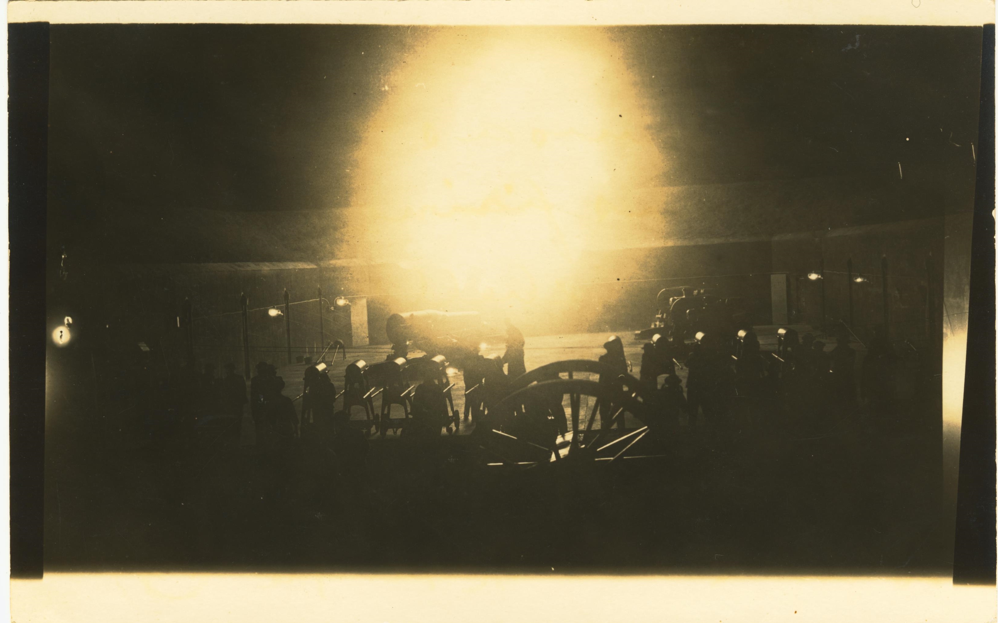 Night Firing 12 Inch Mortar Fort Crockett TX