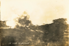 16 Inch Gun In Action Canal Zone