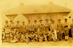 Band photo likely taken at Fort Crockett TX