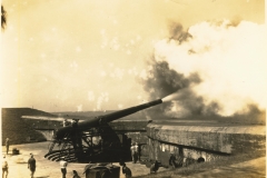 Disappearing Gun Firing Canal Zone