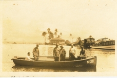 Witten on back Fort Sherman Docks